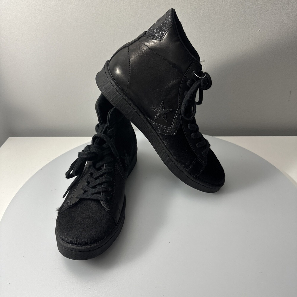 Converse Pro Leather 'Black Pony Hair' 165751C Men's Shoes Size 7.5